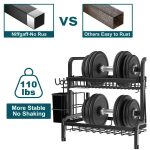 carbon steel 2 tier dish rack