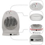 nunix fan room heater