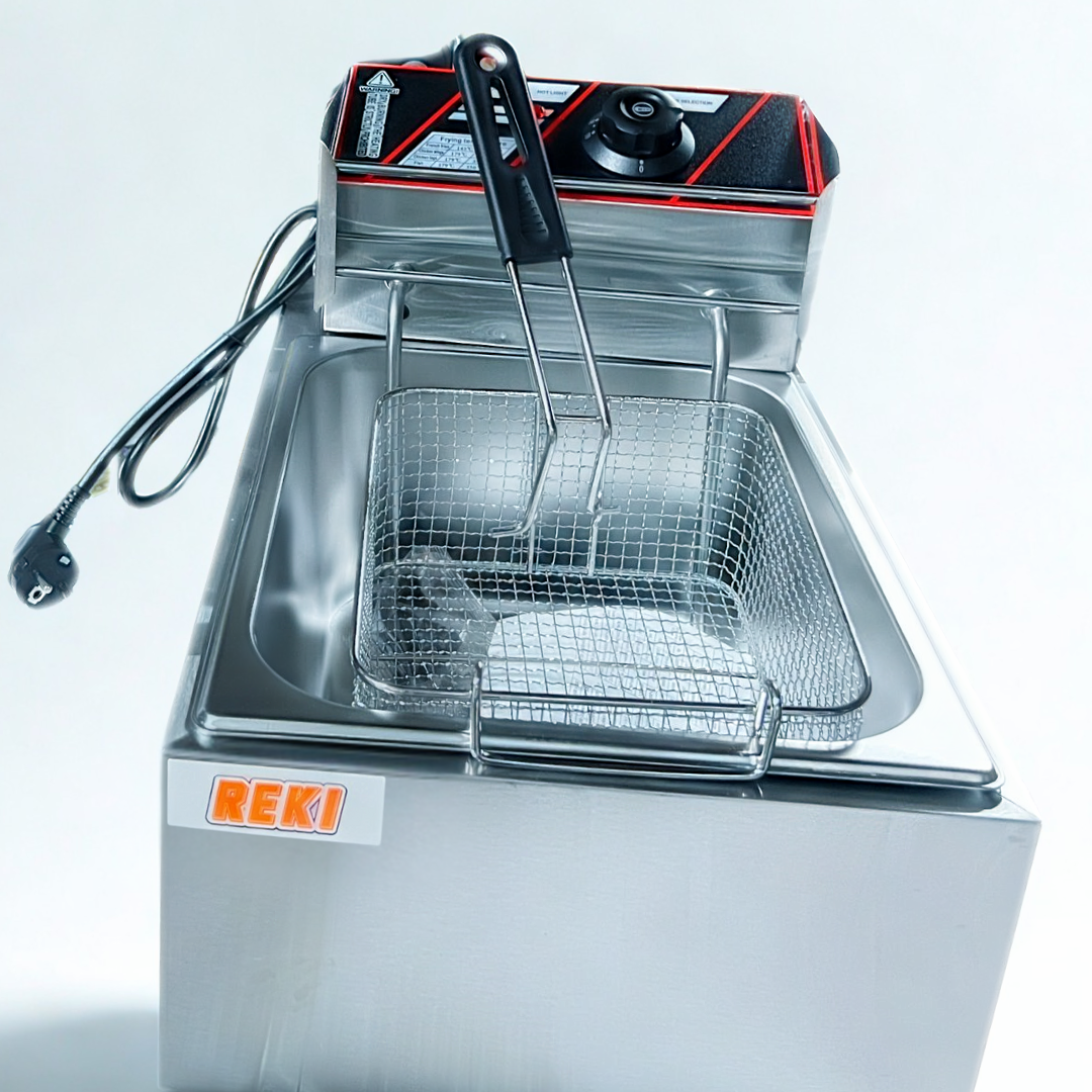 reki 6l single deep fryer logo reki 6l single deep fryer